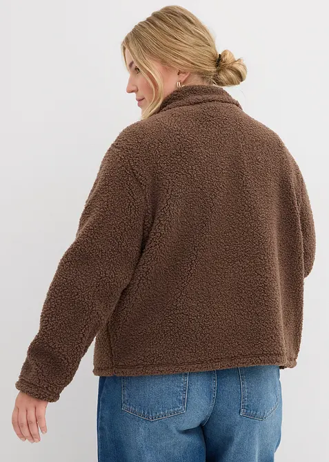 Giacca in pile teddy, bonprix