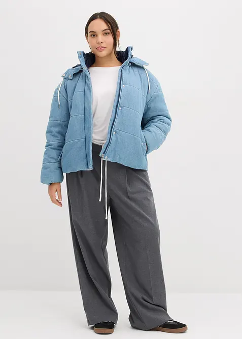 Giacca trapuntata in denim, bonprix
