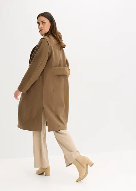 Cappotto morbido con maniche staccabili, bonprix