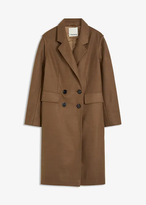 Cappotto morbido con maniche staccabili, bonprix