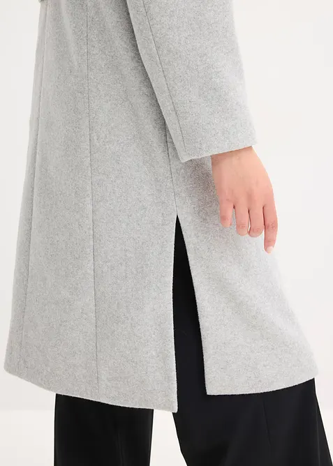 Cappotto morbido con maniche staccabili, bonprix