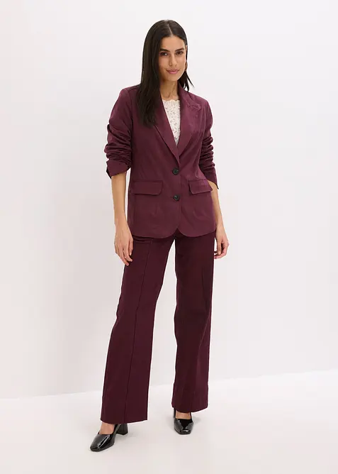 Blazer in similpelle scamosciata, bonprix