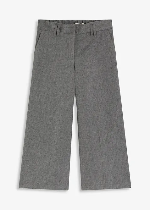 Bermuda lunghi con motivo spigato in simil lana, bonprix