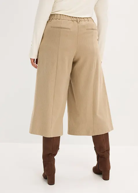 Bermuda lunghi con motivo spigato in simil lana, bonprix