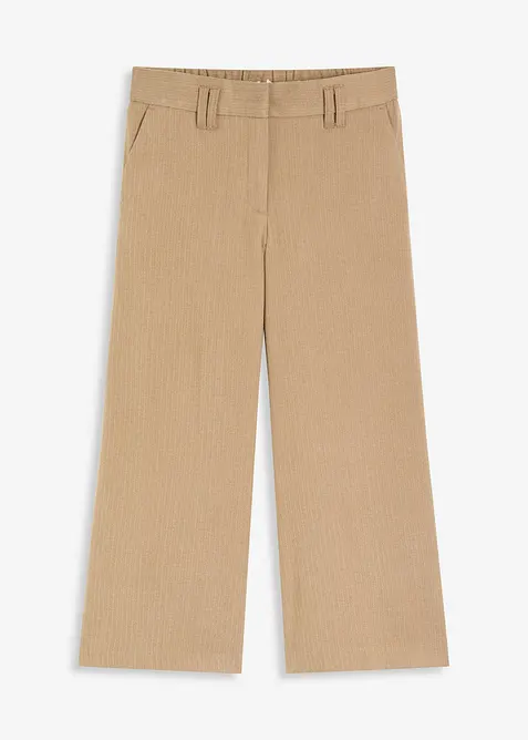 Bermuda lunghi con motivo spigato in simil lana, bonprix