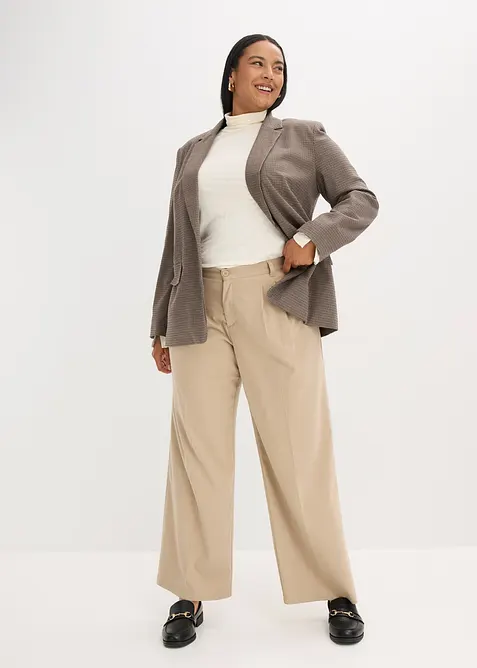 Maglia dolcevita con bottoni decorativi, bonprix