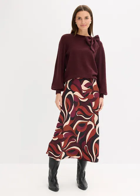 Maglione con fiocco, bonprix