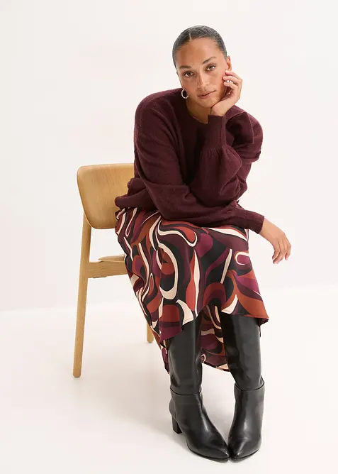 Maglione con fiocco, bonprix