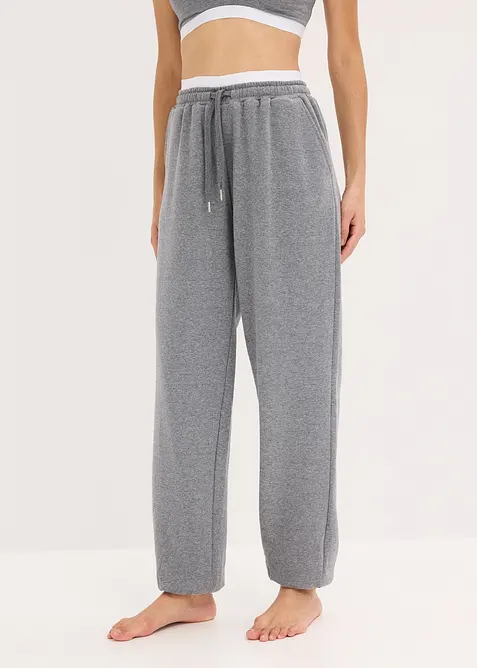 Pantaloni loungewear in felpa con tasche, bonprix
