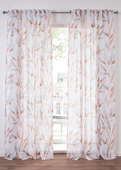 Tenda trasparente con poliestere riciclato (pacco da 1), bonprix