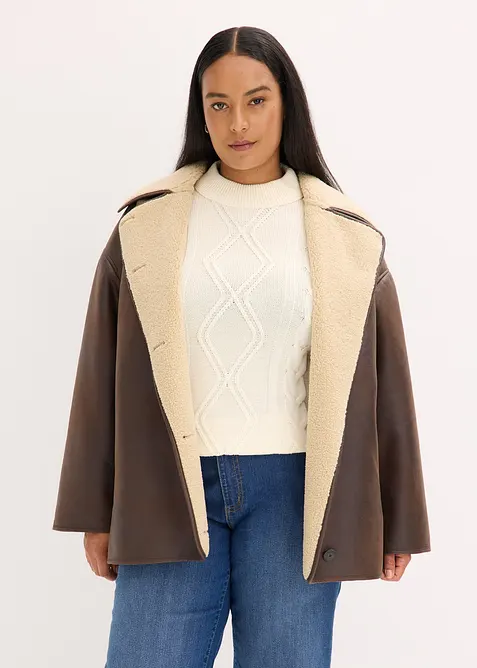 Giacca di montone sintetico, bonprix