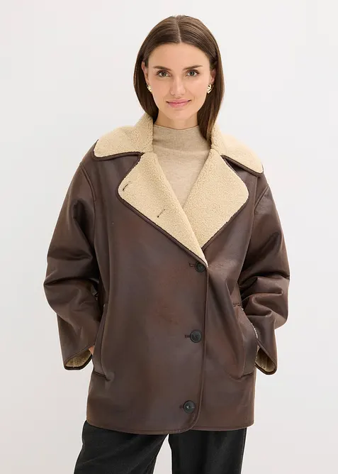 Giacca di montone sintetico, bonprix