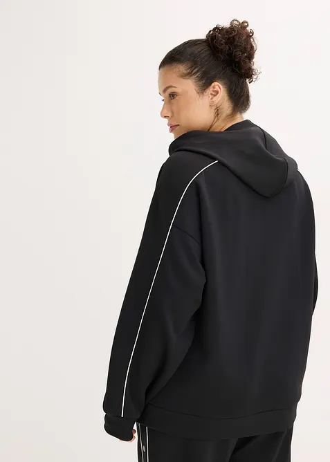 Giacca tecnica oversize con cappuccio, ad asciugatura rapida, bonprix