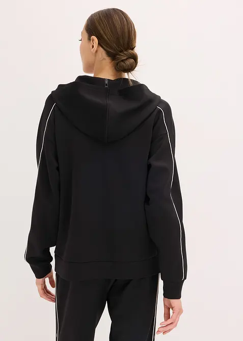 Giacca tecnica oversize con cappuccio, ad asciugatura rapida, bonprix