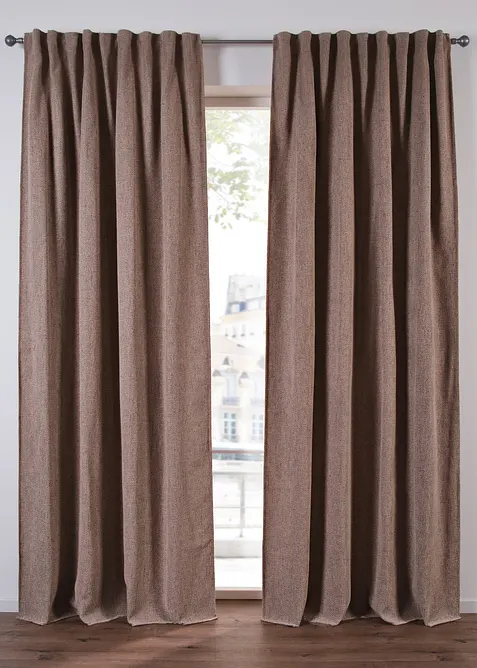 Tenda semioscurante in tessuto operato (pacco da 1), bonprix