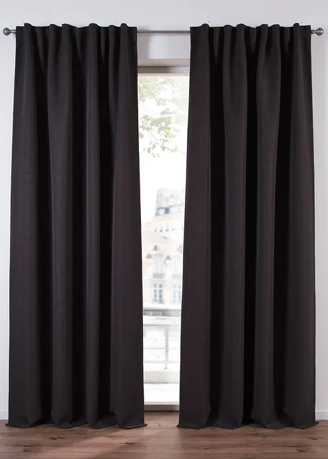 Tenda semioscurante leggermente strutturata (pacco da 1), bonprix