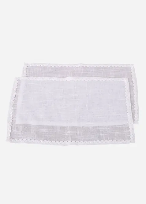 Tovagliette americane con impuntura decorativa (pacco da 2), bonprix