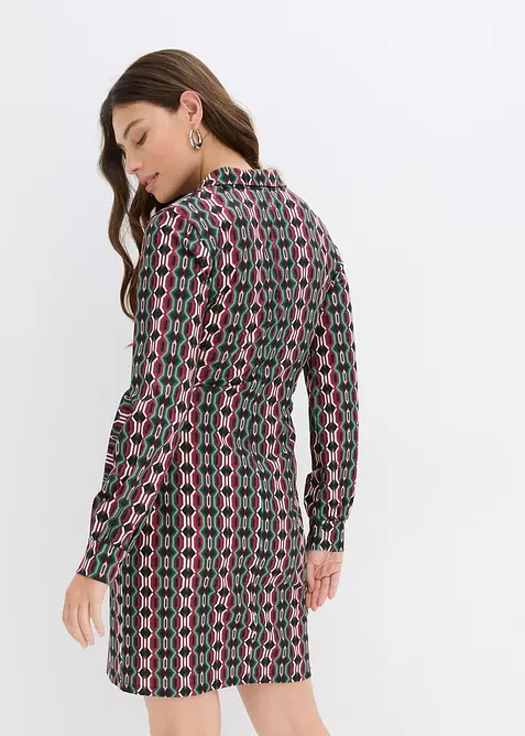 Abito a portafoglio in jersey strutturato, bonprix