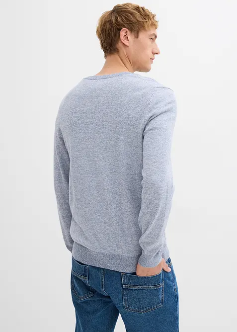 Maglione in filato fine con cotone, bonprix