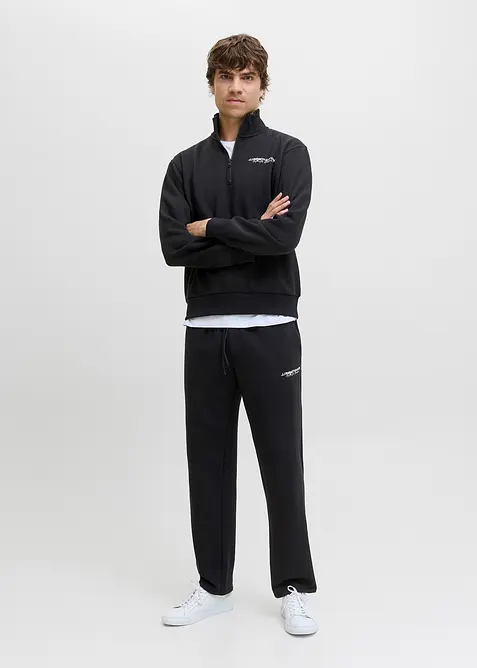 Felpa con mezza zip JJ REBEL, J&J Rebel