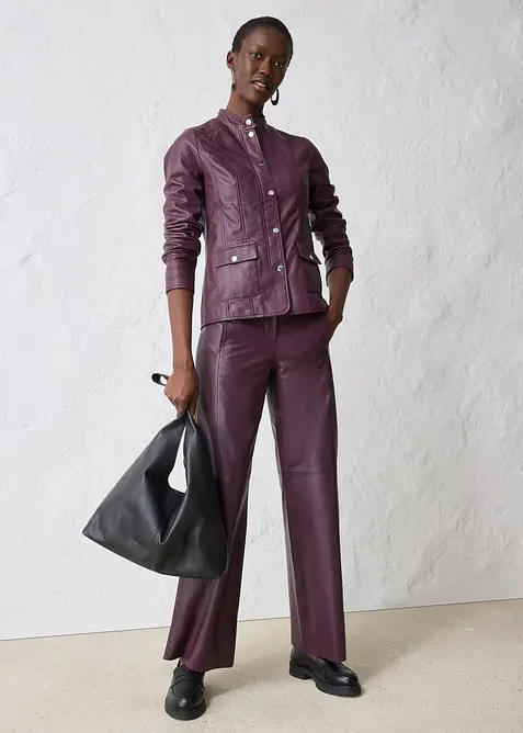 Giacca in nappa di agnello, bonprix