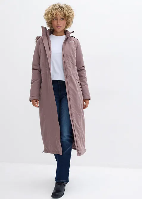 Giubbotto outdoor con pelliccia sintetica, impermeabile, bonprix