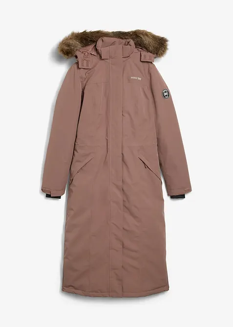 Giubbotto outdoor con pelliccia sintetica, impermeabile, bonprix