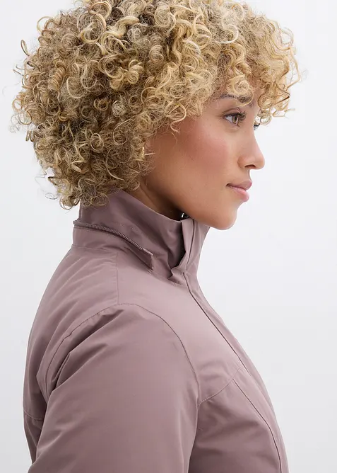 Giubbotto outdoor con pelliccia sintetica, impermeabile, bonprix