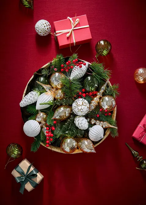 Palline di Natale (set 12 pezzi), bonprix