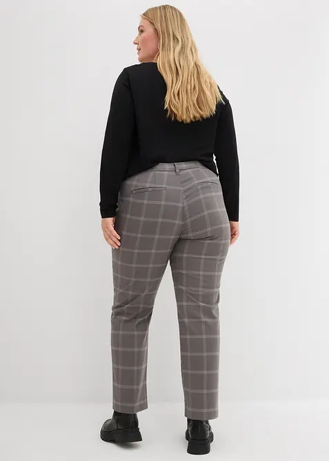 Pantaloni chino a quadri, bonprix