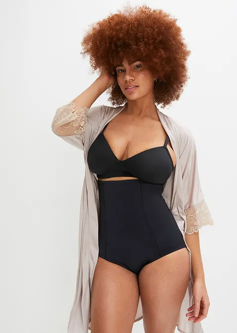 Slip contenitivo a vita alta con effetto modellante forte, bonprix