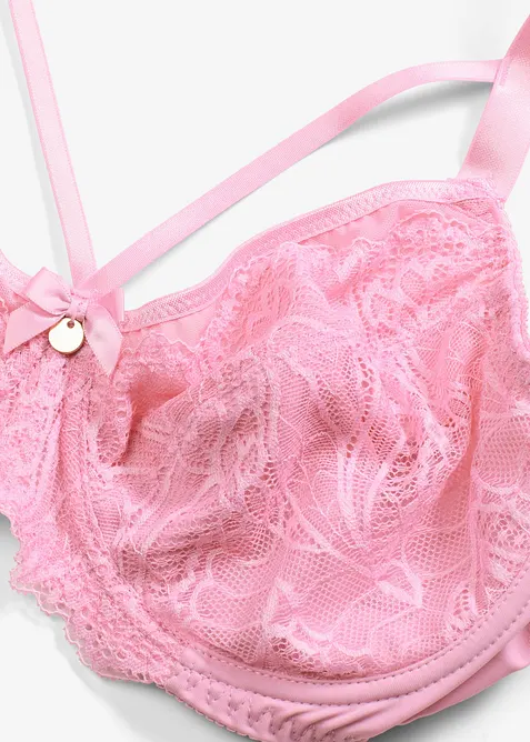 Reggiseno minimizer con pizzo delicato, bonprix