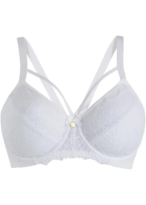 Reggiseno minimizer con pizzo delicato, bonprix