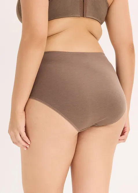 Culotte a vita alta con pizzo delicato, bonprix