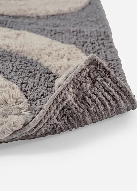 Tappeto da bagno con motivo semicircolare, bonprix