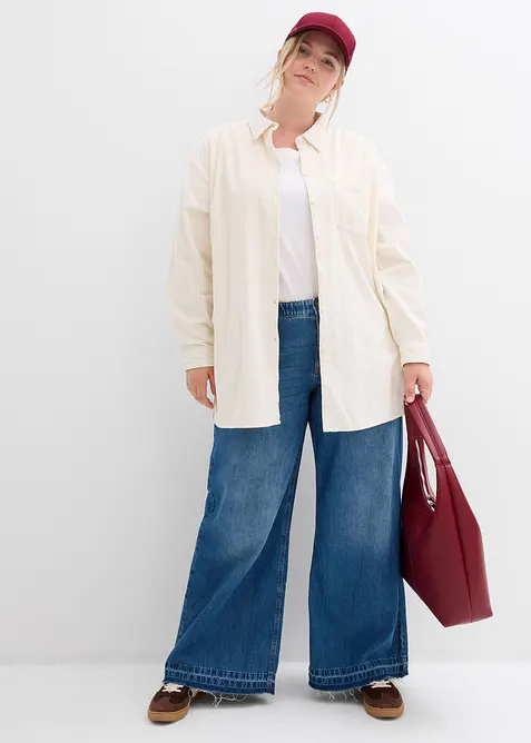 Camicia in velluto di cotone a coste, bonprix