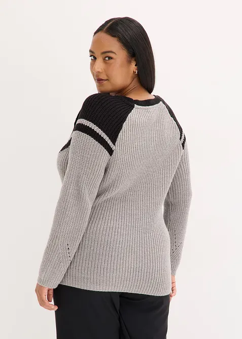 Maglione con bottoni, bonprix