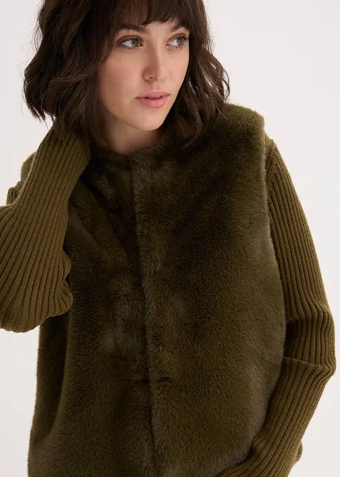 Gilet in pelliccia sintetica, bonprix