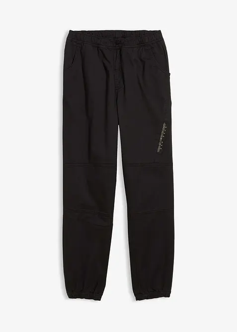Pantaloni termici con elastico in vita e fodera in jersey, loose fit, bonprix