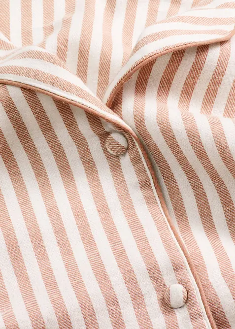 Pigiama in flanella con sacchetto, bonprix