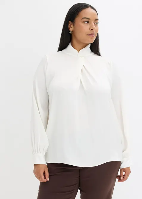 Blusa in satin fluente, bonprix