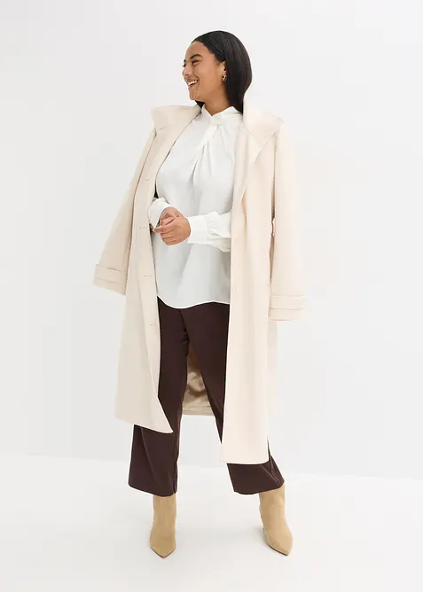 Blusa in satin fluente, bonprix