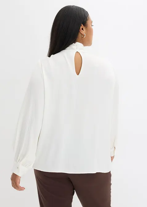 Blusa in satin fluente, bonprix