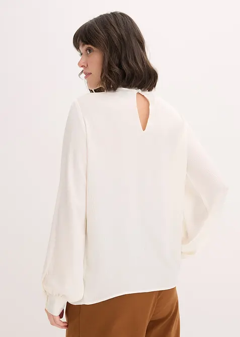 Blusa in satin fluente, bonprix