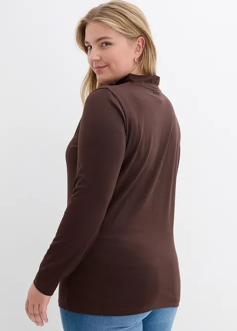 Maglia a maniche lunghe aderente, bonprix