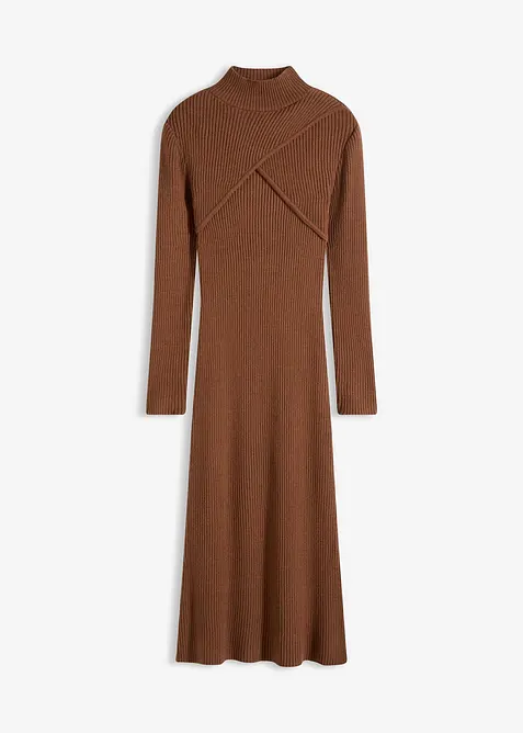 Abito di maglia in morbido misto viscosa, bonprix