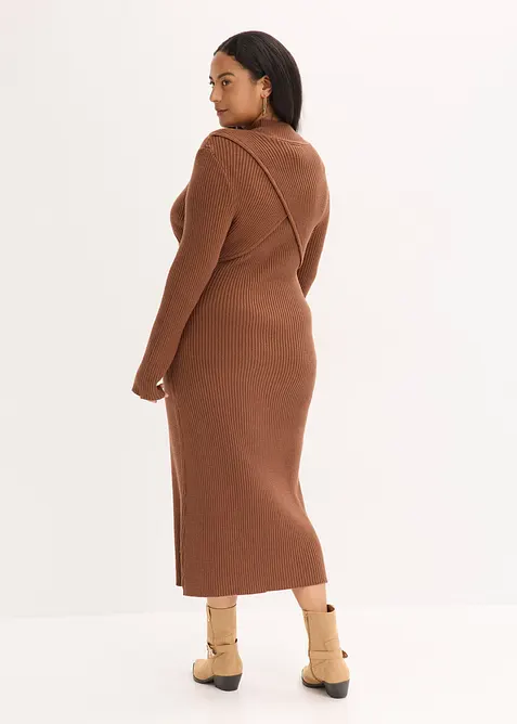 Abito di maglia in morbido misto viscosa, bonprix