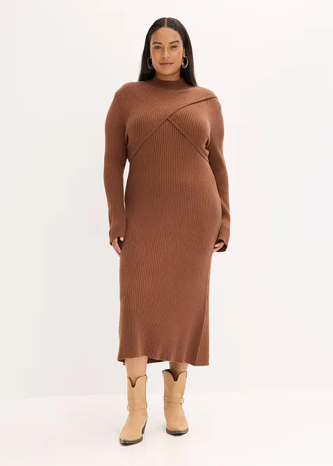 Abito di maglia in morbido misto viscosa, bonprix