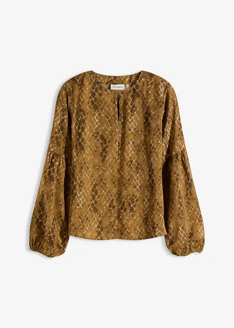 Blusa in satin fluente, bonprix