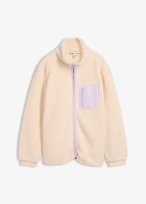 Giacca in pile teddy, bonprix